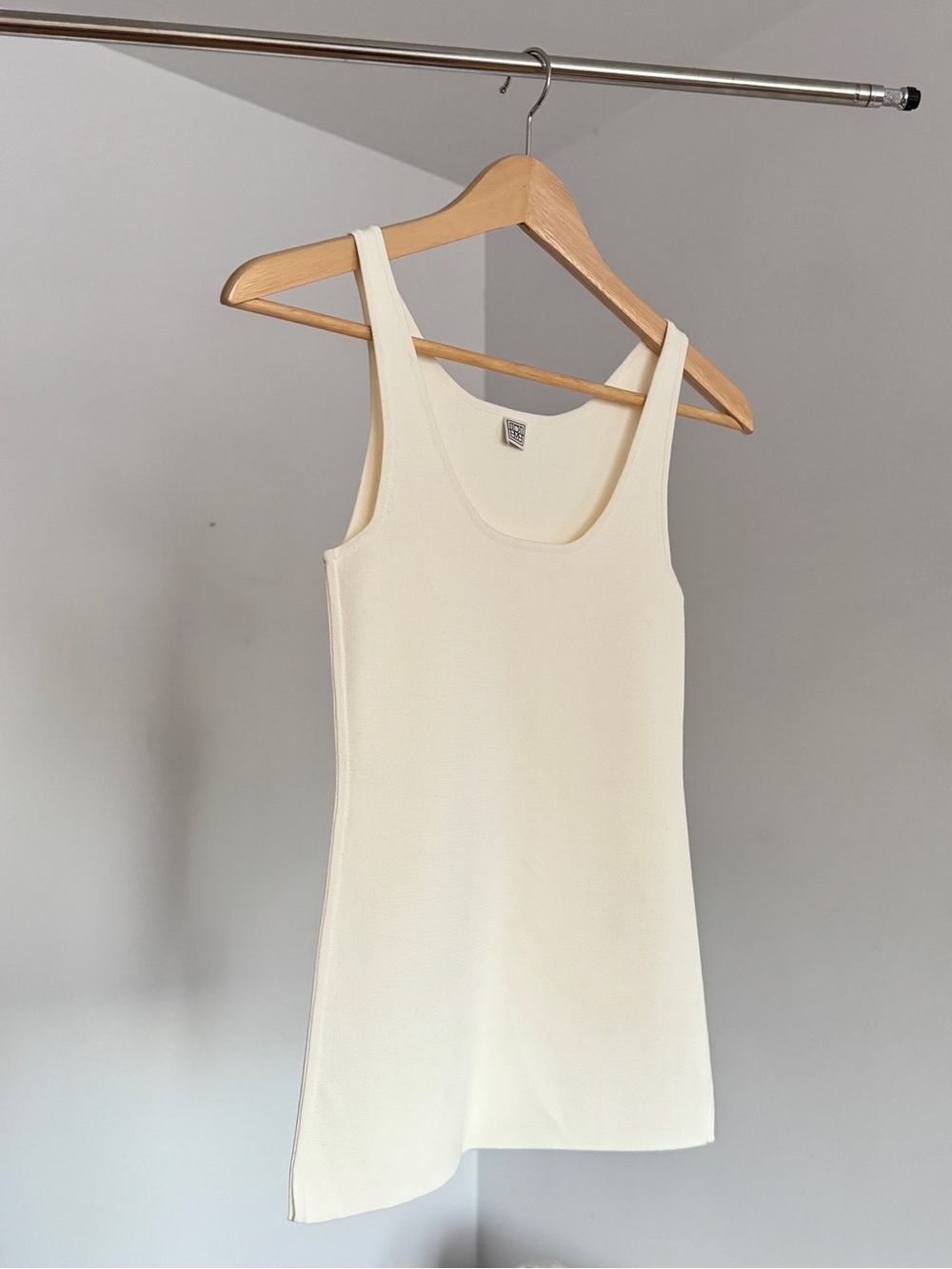 TOTEME Compact knit tank white